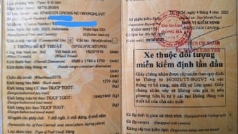 Xpander Cross trắng Đk 08/2023 odo 55000