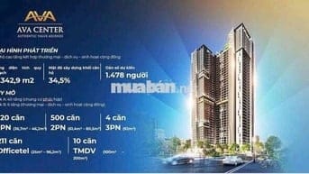 Ava Center Thuận An – Booking 30tr, giá chỉ 36tr/m², full nội thất