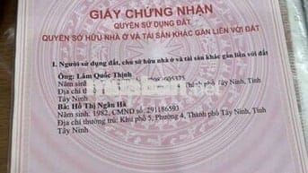 Minh chính chu gửi  bán dum miếng  Đất  kp lộc kê , gia lộc,Trảng Bàng