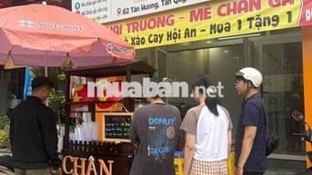 Cho thuê mặt bằng vỉa hè bán buổi sáng