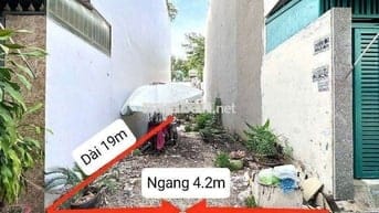 *** 1 LÔ ĐẤT LỚN 80m² – THÔNG SỐ VÀNG 4.2 x 19