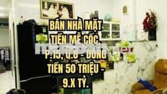 🏠 BÁN NHÀ MẶT TIỀN MỄ CỐC, P.15, Q.8 - DÒNG TIỀN 50 TRIỆU - 9.X TỶ.