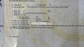 chào bán lô đất ở viêu đồng diện tích 375m đất ở hoàn toàn