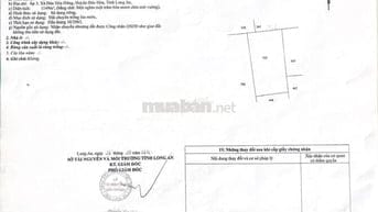 Bán đất Đức Hòa Đông, mặt tiền lớn, 1424m², giá 7 tỷ (TL)