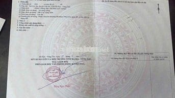 CHUYỂN NHƯỢNG NỀN ĐẤT 400M2 NGAY TRUNG TÂM LỘC AN  BRVT CHỈ 960TR