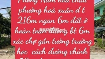 Chính chủ gởi bán lô đất phong nam hoà châu  phường hoà xúan