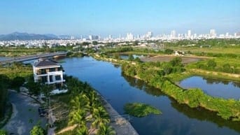 Lô Biệt thự rẻ nhất KĐT Ven Sông Tắc view sông đối diện KĐT Sungroup