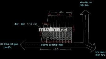 gần nút giao Cao tốc Tân Châu, khu dân cư
