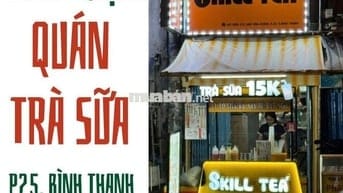 SANG NHƯỢNG QUÁN TRÀ SỮA VÀ MẶT BẰNG P25 BÌNH THẠNH