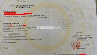 Đất Chính Chủ 1699m2 mặt tiền Đỗ Đăng Tuyển Củ Chi cần tìm chủ mới