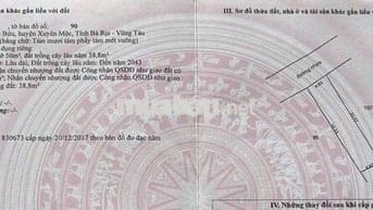 BÁN LÔ ĐẤT MT NHỰA TRUNG TÂM TT PHƯỚC BỬU