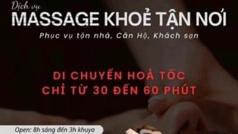 Nhận Massage Body Tận nơi Khu vực TPHCM 