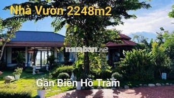 CĂN NHÀ VƯỜN NGHỈ DƯỠNG SIÊU ĐẸP GẦN BIỂN HỒ TRÀM