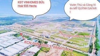 LÔ GÓC DARECO NHỰA 16 m, (7,5x20), ĐT 823 (vanh đai 4), KCN đức hòa 3