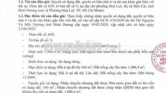 BĐS phường Hoà Lợi, Bến Cát, Bình Dương (nay là Phường Hoà Lợi, TPHCM)