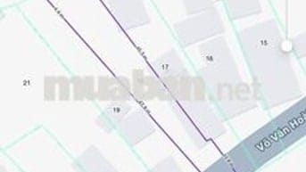 ĐẤT THỔ CƯ 381m2 đường Võ Văn Hoài, Vĩnh Thành, Châu Thành, An Giang