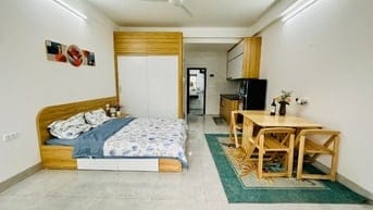 CHO THUÊ CĂN HỘ PHỐ TRUNG KÍNH OTO ĐỖ FULL NỘI THẤT NHÀ VIP 