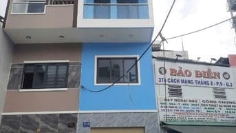Cho thuê nhà mặt tiền CMT8 phường Nhiêu Lộc