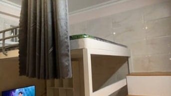 Cho thuê phòng studio : 2PN ban công (1 phòng duplex) – Full nội thất