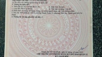 ĐẤT 1/ THẠNH XUÂN 21.   DT: 4 X 16.5M2. GIÁ: 3.35 TỶ