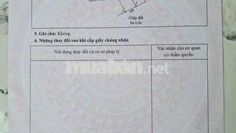 Gia đình cần bán lô đất MT 6+ 2 dt 134m2