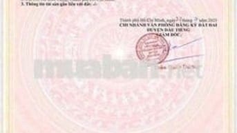 Chính chủ, bán gấp lô đất vị trí đẹp Dầu Tiếng - Bình Dương