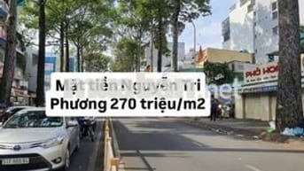 Mặt tiền Nguyễn Tri Phương Q5 chỉ 270tr/m2 || 6 tầng, lề 3m+sân để xe