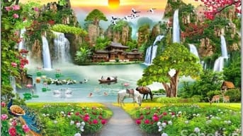 Tranh gạch 3d trang trí nhà cửa - 7886CV