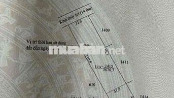 bán 5 công ruộng cách lộ 4m 300m