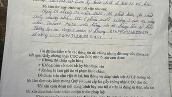 Tìm lại giấy chứng nhận COC bị mất