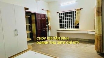 CHỈ 8TỶ CÓ NGAY CHDV 100M2 THU NHẬP 36TR Ở TÂN BÌNH FULL NỘI THẤT
