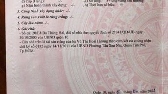 Bán nhà căn góc trong cư xá Nguyễn Trung Trực, đường 3/2, P.12, Q.10, 
