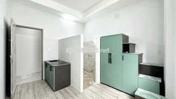 CĂN HỘ STUDIO CỬA SỔ, FULL NỘI THẤT, GIÁ TỐT, GẦN ĐH KINH TẾ B (450M)