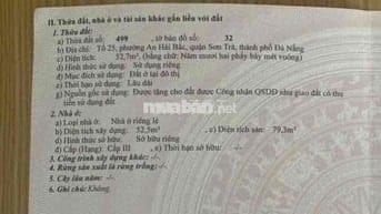 bán nhà kiệt thông ngô quyền và trần hưng đạo. cách cầu sông hàn 100m