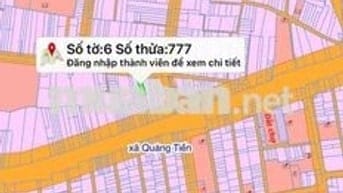Đất nền kinh doanh buôn bán Quảng Tiến cũ 2 tỷ 950 gần chợ Quảng Biên.