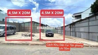 Đất thổ cư 90m2 tân phong biên hòa