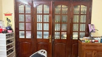 Bán bộ cửa gỗ lim xịn, bộ bàn ghế gụ, cỡ đại, 8 ghế