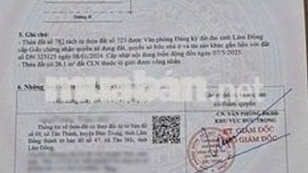 Bán gấp 26m mặt tiền, thích hợp xây biệt thự hoặc tách thửa