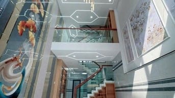 Nhà mới xây 5 tấm đường Hương Lộ 2, dt 4x14