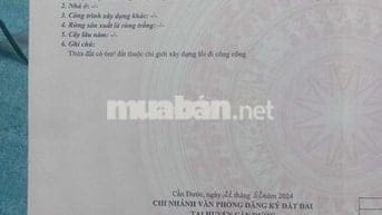 Đất thổ cư cần đước long an sổ hồng có hoa hồng