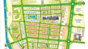 Bán nhà phố  khu Him Lam , đường số 5 hướng tây giá 28,5 tỷ