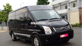 Ford Transit 2018 Limousine 10 ghế, màu đen