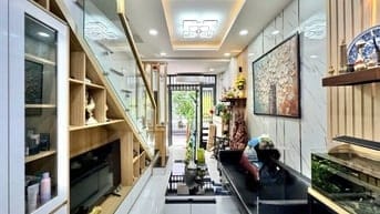 NHÀ ĐẸP LÊ TRỰC BÌNH THẠNH, XE HƠI ĐỖ CỬA