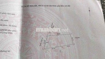 bán đất mặt tiền  có nhà cấp 4