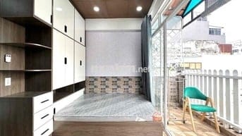 Phòng 35m2 Ban Công Máy Giặt Riêng FREE PHÍ DỊCH VỤ Ngay Cầu Thị Nghè