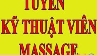 Tuyển 5 nhân viên nữ massage thư giãn