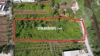 Chính chủ bán đất sổ đỏ 2 mặt tiền xe hơi gần Quốc lộ N2