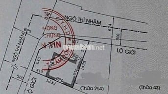 Lô đất 2 MT đầu dốc view thoáng - đường Ngô Thì Nhậm -trung tâm Đà Lạt