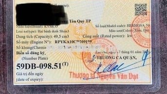 Xe tay ga Candy Hermosa 50cc xanh ngọc mới 95%