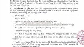 BĐS xã An Viễn, huyện Trảng Bom, tỉnh Đồng Nai (Xã An Viễn, Đồng Nai)